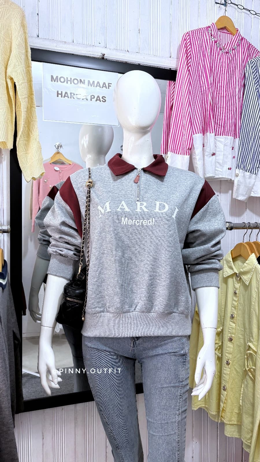 Sweater Mardi 2 Tone — Abu