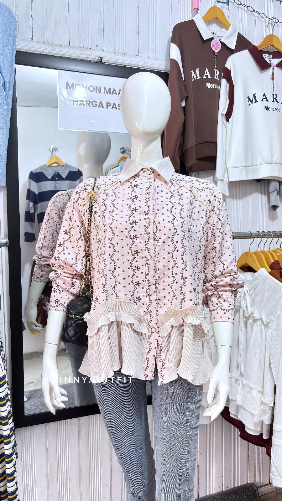 Blouse Rampel Rampel — Pink